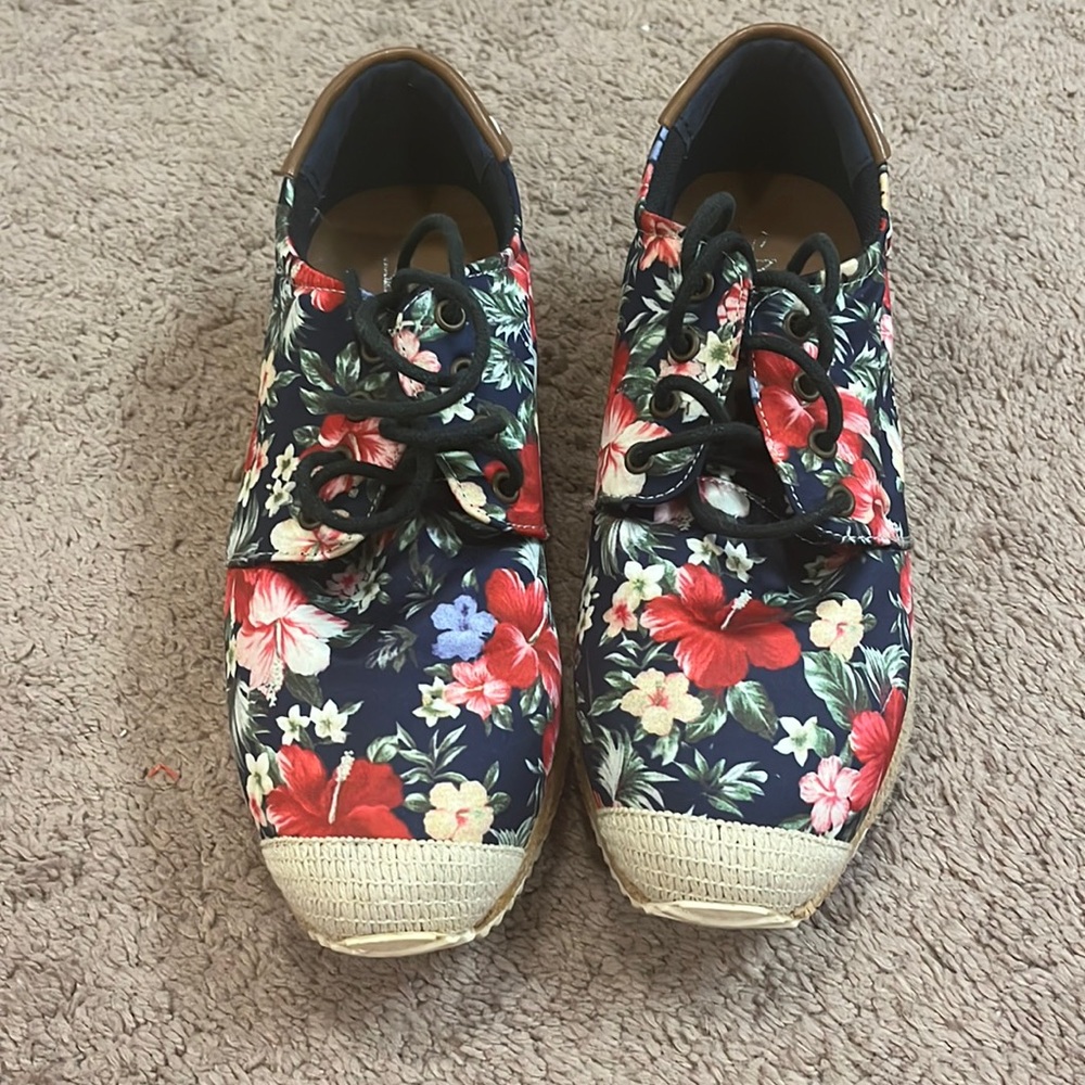 Floral sneakers
